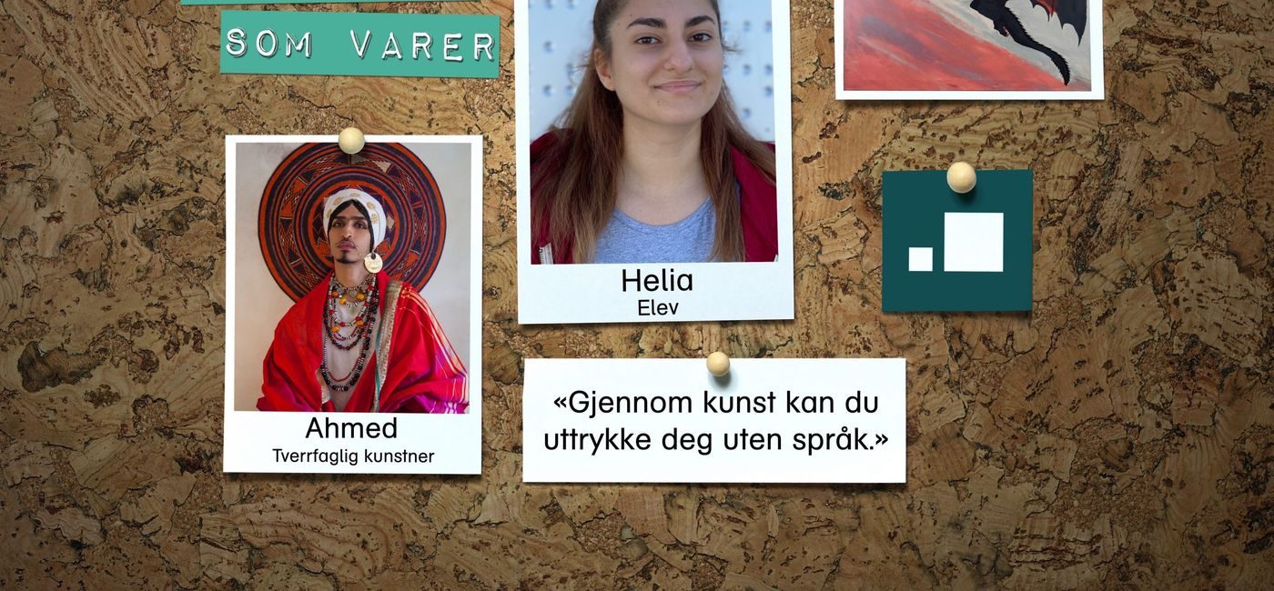 Kollasje av bilder av Ahmed Umar og Helia.