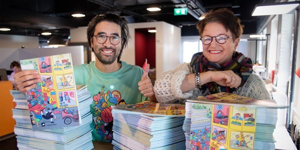 Jo Morten Weider, Lin Holvik og bunker med tegneseriemagasiner