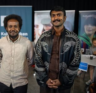Yohannes Mekonnen og Ilavenil Jayapalan - portrett