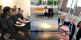 Kollasj med bilder av kulturverter på Bibu i Helsingborg.