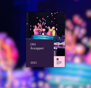 Omslaget på DKS Årsrapport 2023