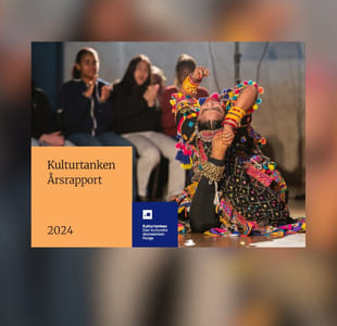 Omslaget på Kulturtankens årsrapport 2024.