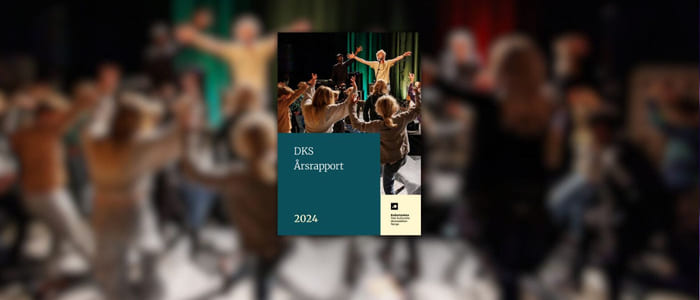 Omslag på DKS årsrapport 2024.