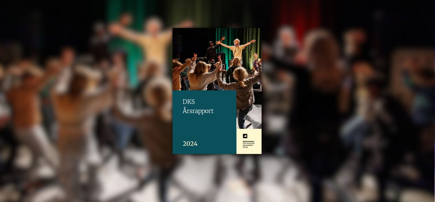 Omslag på DKS årsrapport 2024.
