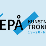 Logoplakat for Øyepå kunstnerbyen Trondheim 2026
