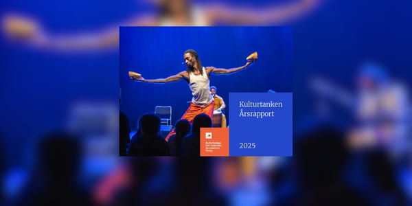 Skjermdump av forside på Kulturtankens årsrapport 2025.