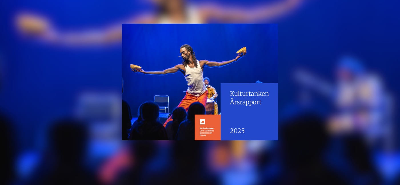 Skjermdump av forside på Kulturtankens årsrapport 2025.