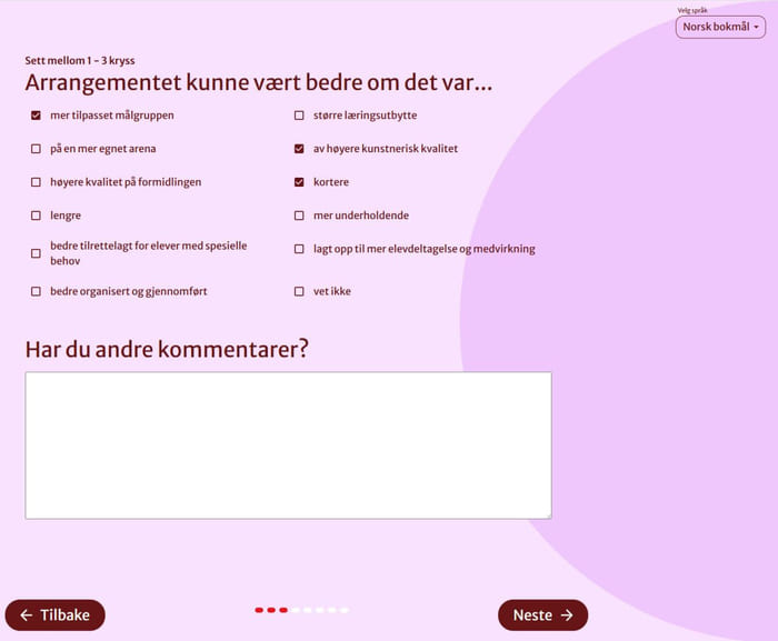 8e88ea7f-5.-arrangementet-kunne-vaert-bedre-om-det-var.-tilbakemeldinger-i-dks-skjema-for-skole