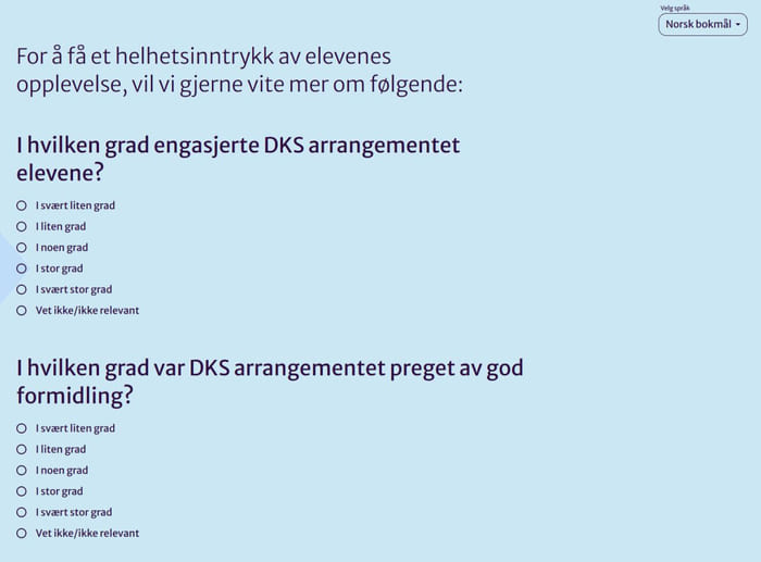 ea020c94-2.-helhetsinntrykk-elevenes-opplevelse-1-tilbakemeldinger-i-dks-skjema-for-skole