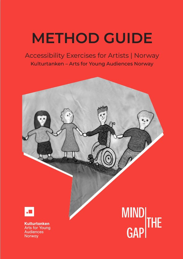 Omslag på "Method guide - Accessibiliy Exercises for Artists"