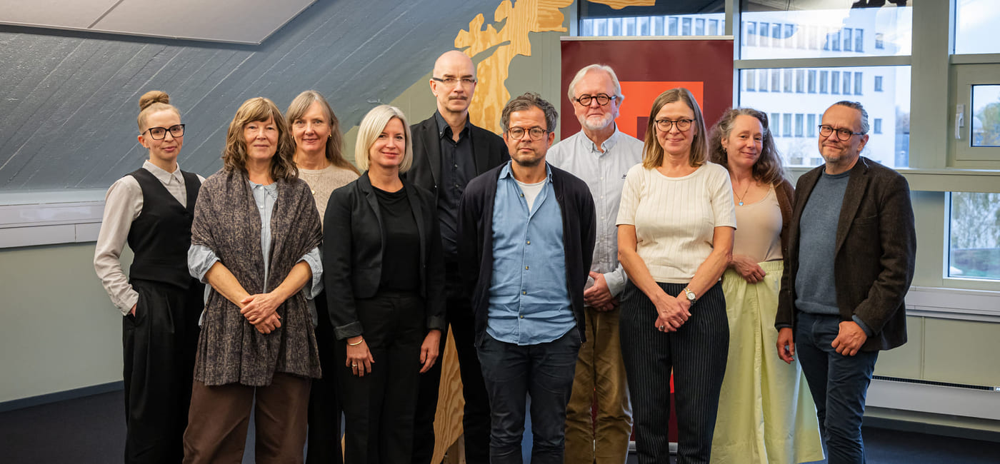Gruppebilde av Kulturtankens FoU-råd sammen med ansattrepresentantet
