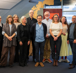 Gruppebilde av Kulturtankens FoU-råd sammen med ansattrepresentantet