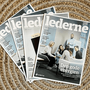 Bilde av fire stk magasinet lederne