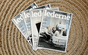 Bilde av fire stk magasinet lederne