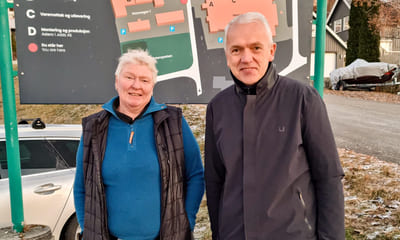 Adm. dir. i Astero, Per Olav Myrstad og prosjektveileder Åse Hilde Andersen.