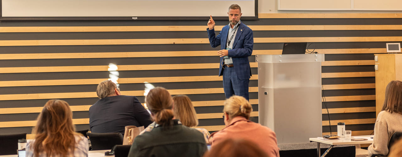 Bent Høie på Kommunal lederkonferanse 2025.