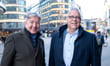 Stein Zander og Audun Ingvartsen i Storgata i Oslo.