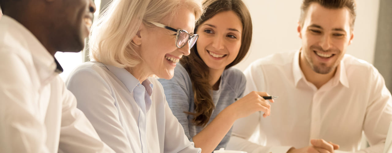 Kollegaer som har det gøy.