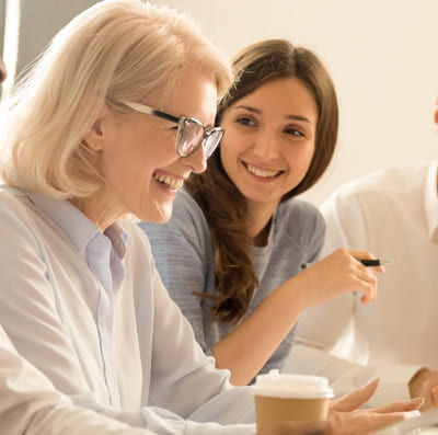 Kollegaer som har det gøy.