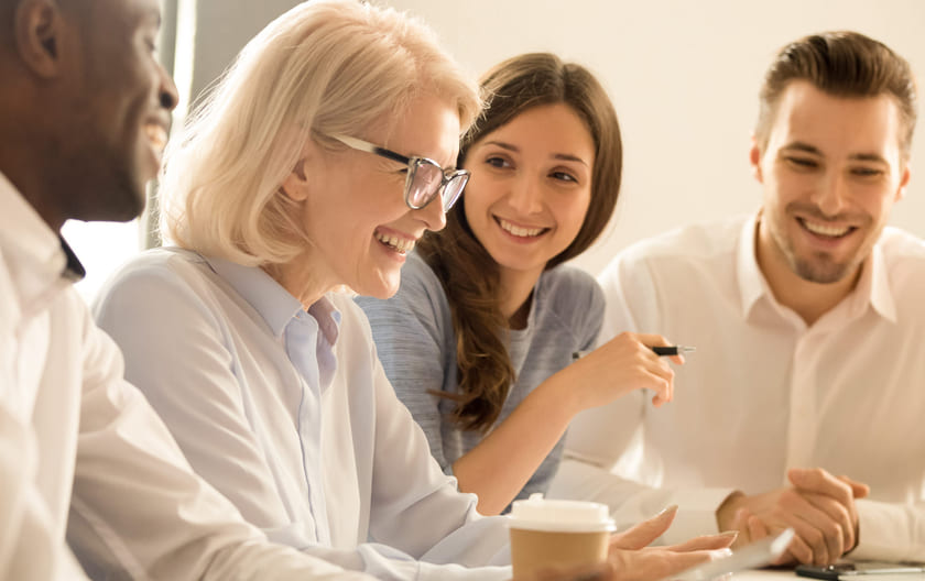 Kollegaer som har det gøy.