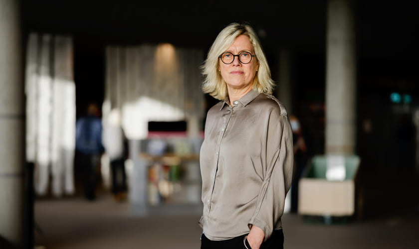 Helle Christin Nyhuus, leder i Lektorlaget. Bilde.