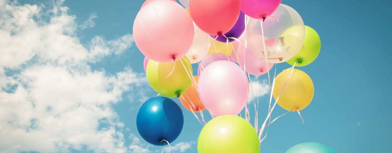 Illustrasjonsbilde av ballonger.