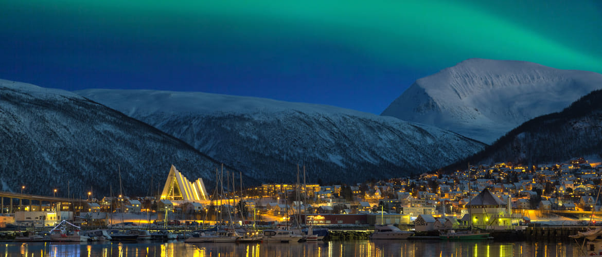 Bilde av Tromsø sentrum.