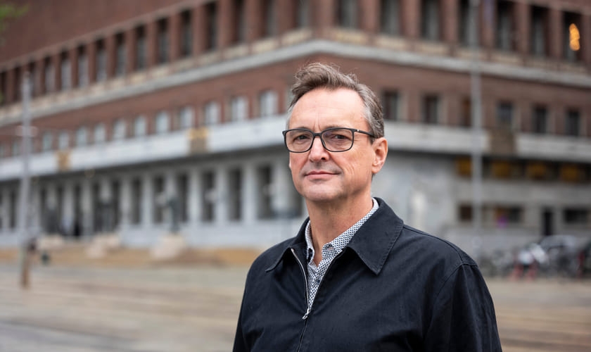 Julius Okkenhaug, forhandlingsleder Akademikerne i Oslo. Bilde.