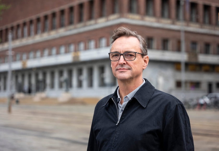 Julius Okkenhaug, forhandlingsleder Akademikerne i Oslo. Bilde.