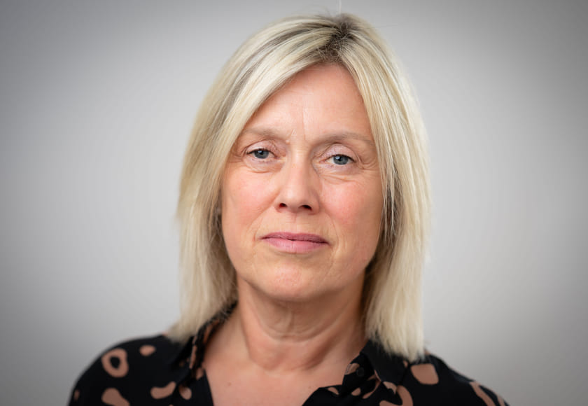 Portrettbilde av Lektorlagets leder Helle Christin Nyhuus.