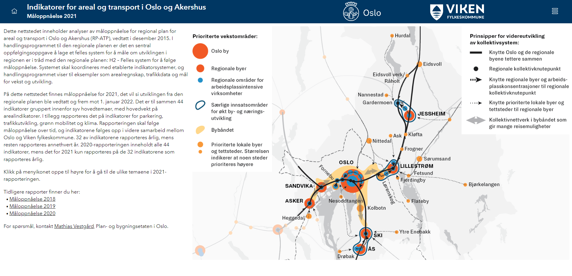 Måloppnåelse Av Regional Plan For Areal Og Transport For 2021 Er Publisert Plansamarbeidet Måloppnåelse Av Regional Plan For Areal Og Transport For 2021 Er Publisert Plansamarbeidet