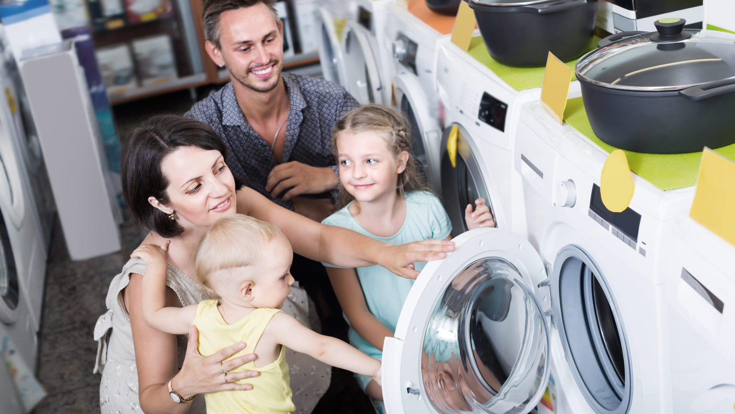 vaskemaskin-familie