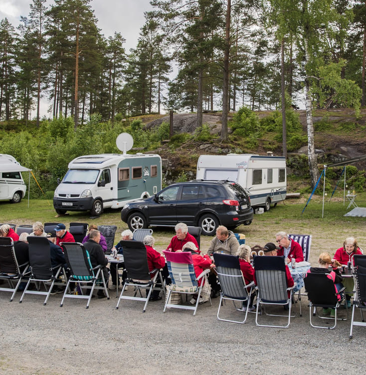 Campingtreff på Høytorp Fort