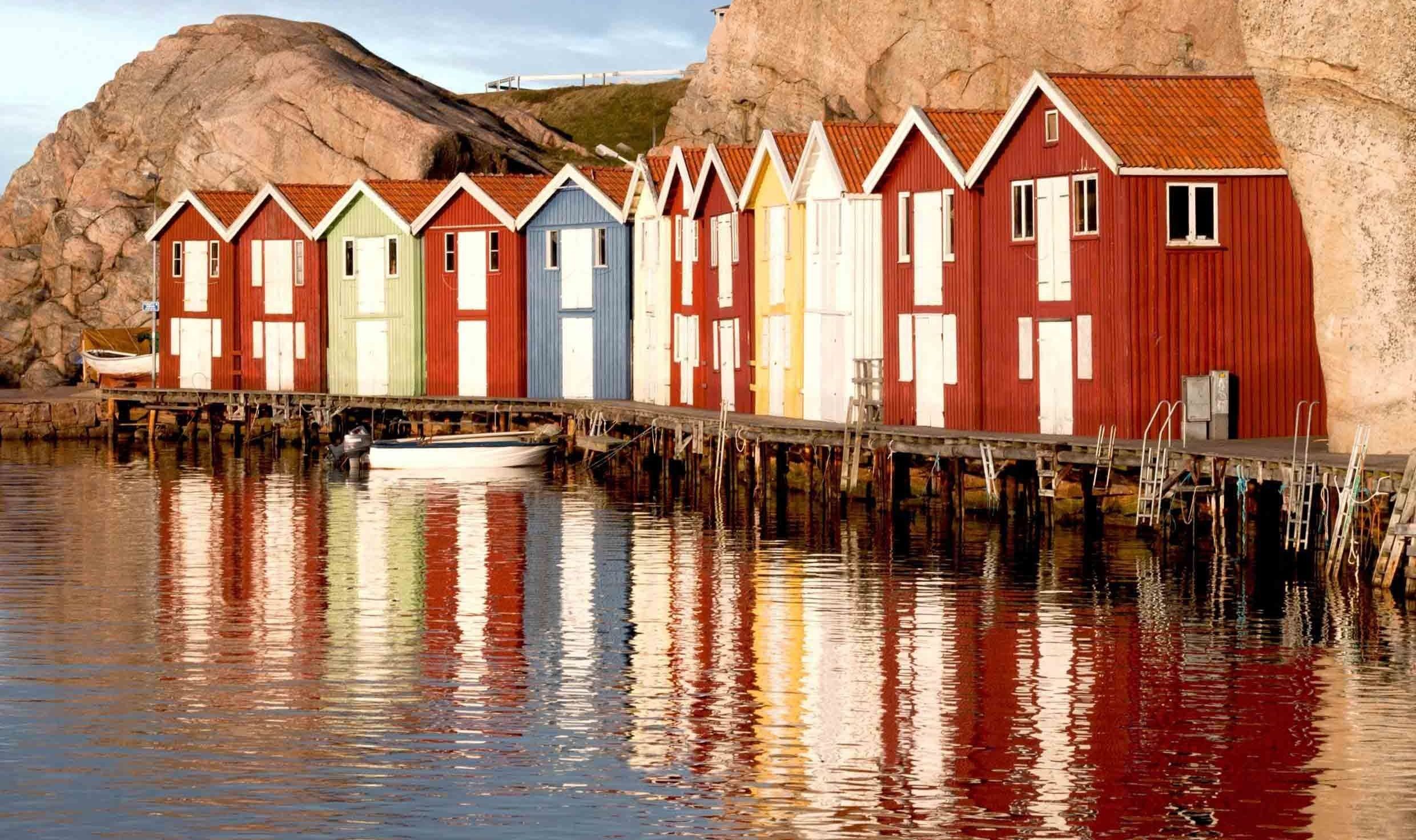 Idylliske Smögen er et av stedene du lett kan besøke i nærheten av Ramsvik Camping i Sverige