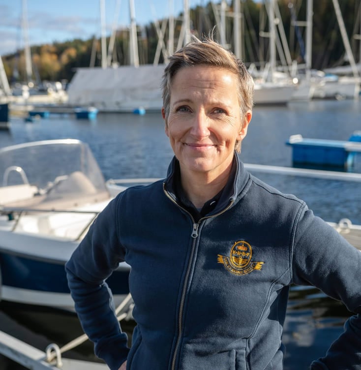 Cecilie Klem i båthavna