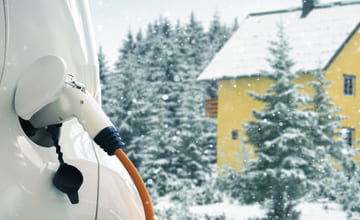 Elbil om vinteren