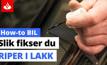 slik fikser du riper i lakken på bilen