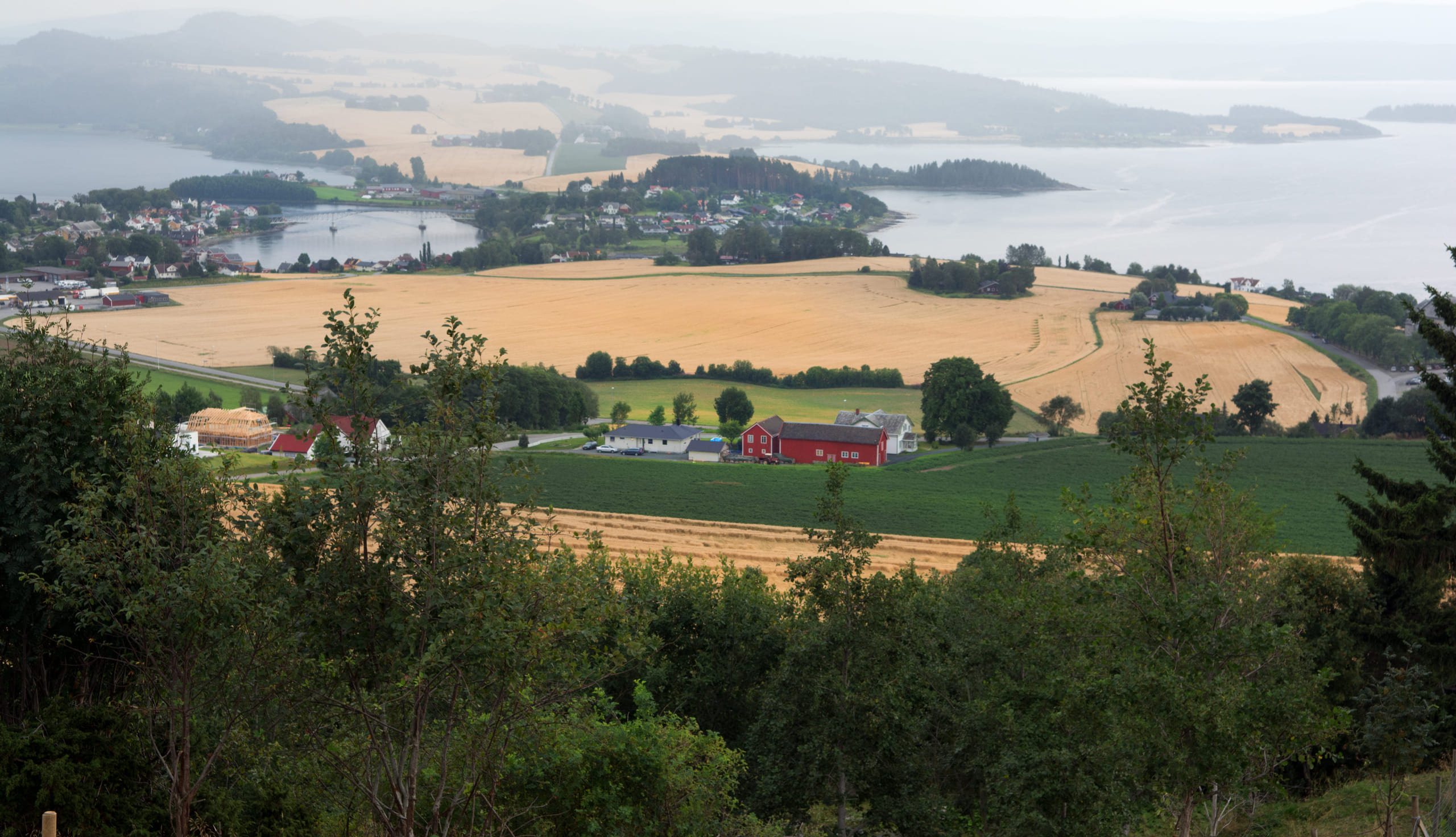 Inderøy, via den Gyldne Omvei.